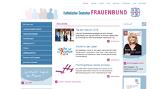 Desktop Screenshot of frauenbund.de